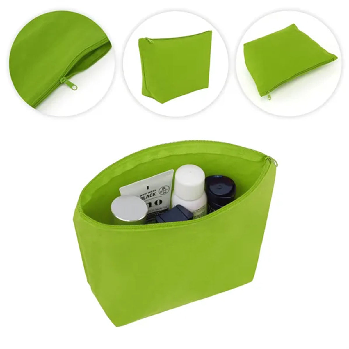 HUPSRC127 Large Canvas Travel Cosmetic Bag