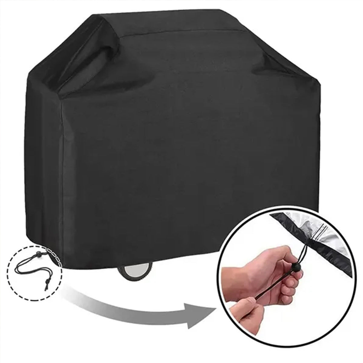 HUPSRC135 58 Inch 420D Double Layer Fabric Bbq Grill Cover