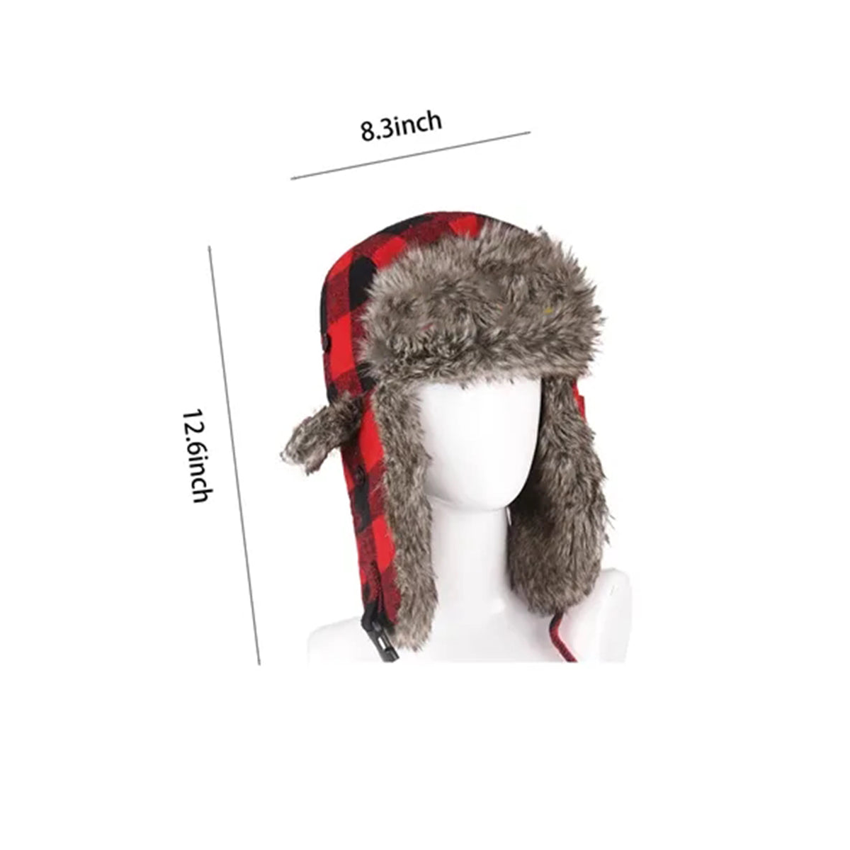 HUPSRC145 Trapper Hat With Faux Fur