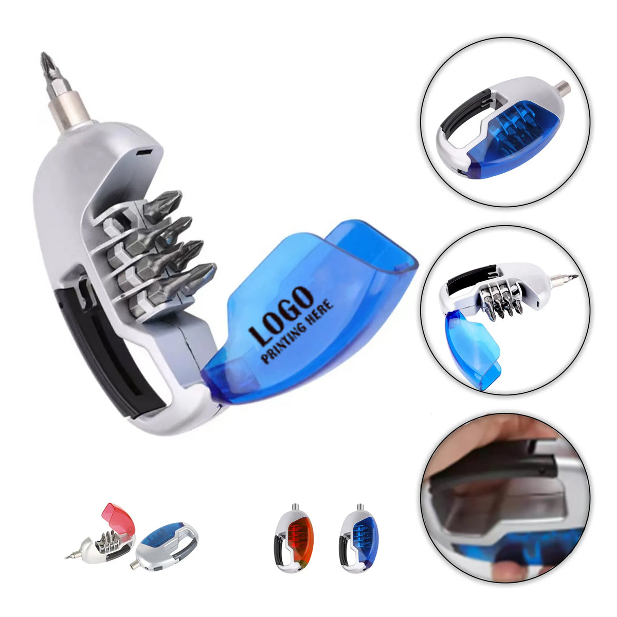 HUPSRC149 8 In 1 Multi-Function Screwdriver Tool Kit With Led Light