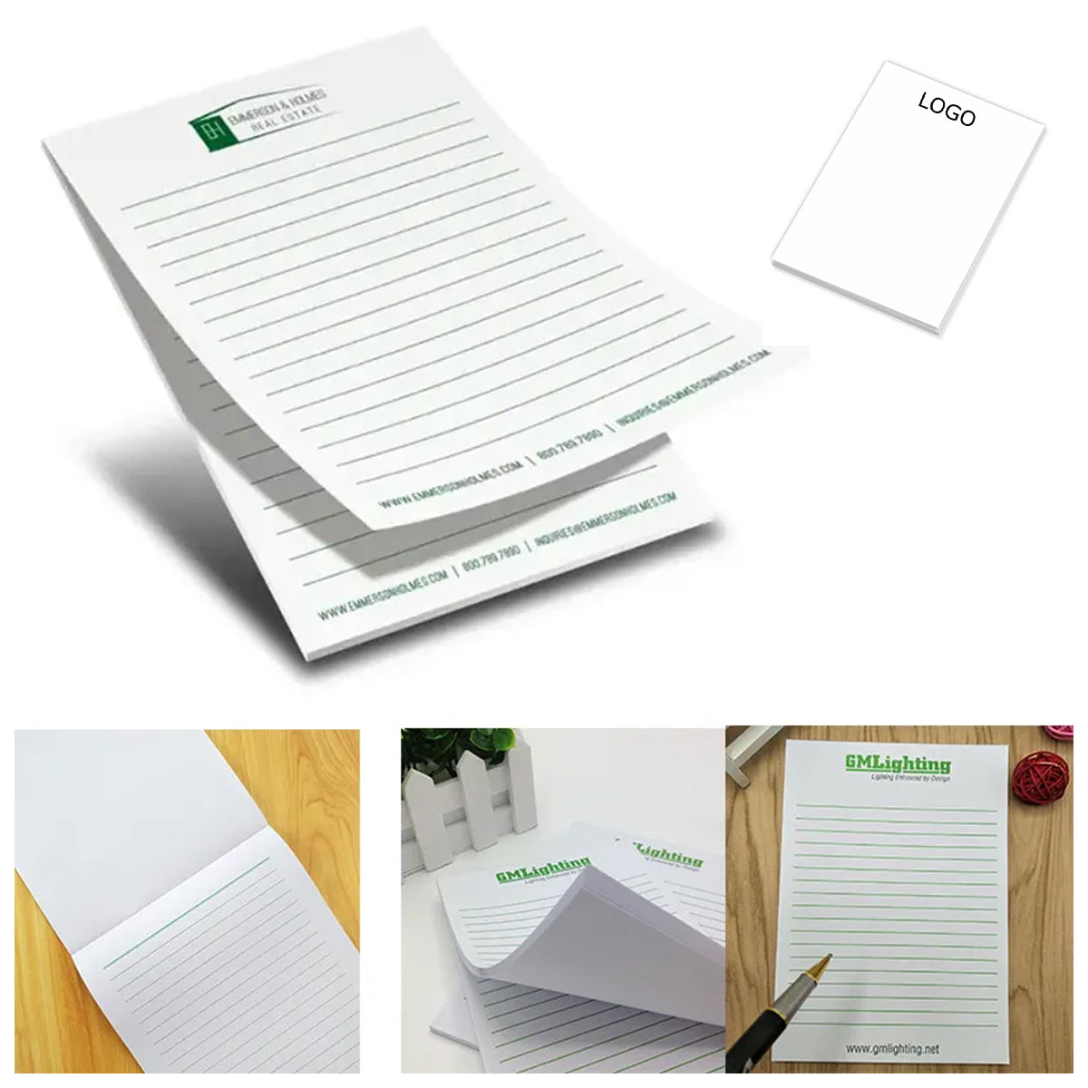 HUPSRC182 25 Sheets Paper Note Pad 4"X6"