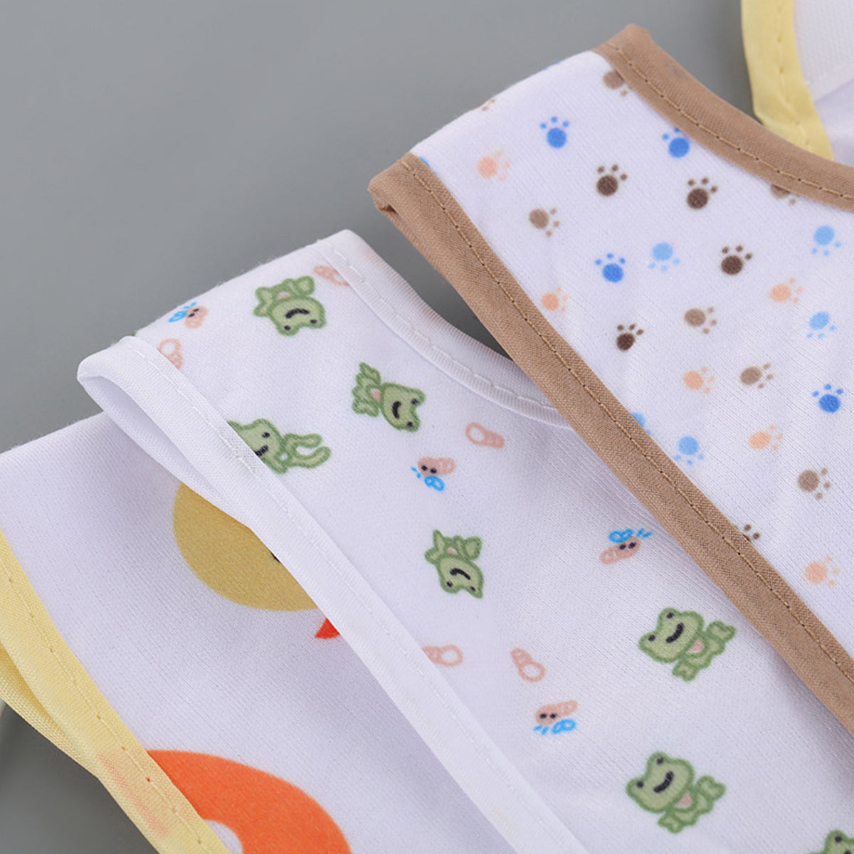 HUPSRC184 Printing Waterproof Cartoon Infant Baby Bibs
