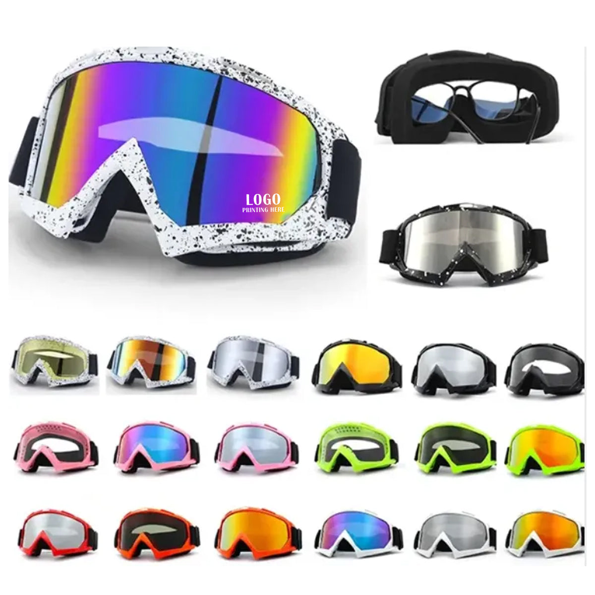 HUPSRC190 In Stock Motorcycle Dirt Bike Anti UV Protective Goggles