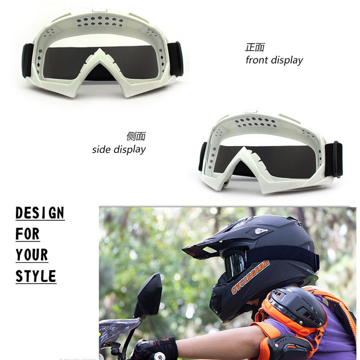 HUPSRC190 In Stock Motorcycle Dirt Bike Anti UV Protective Goggles