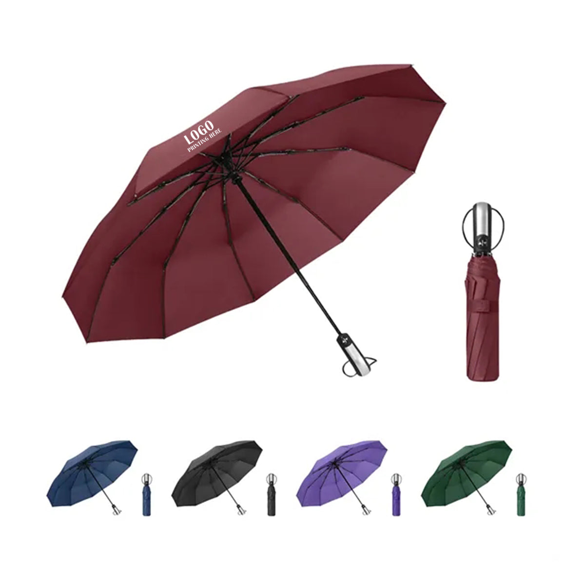 HUPSRC195 Rain Windproof Travel Purse Umbrellas