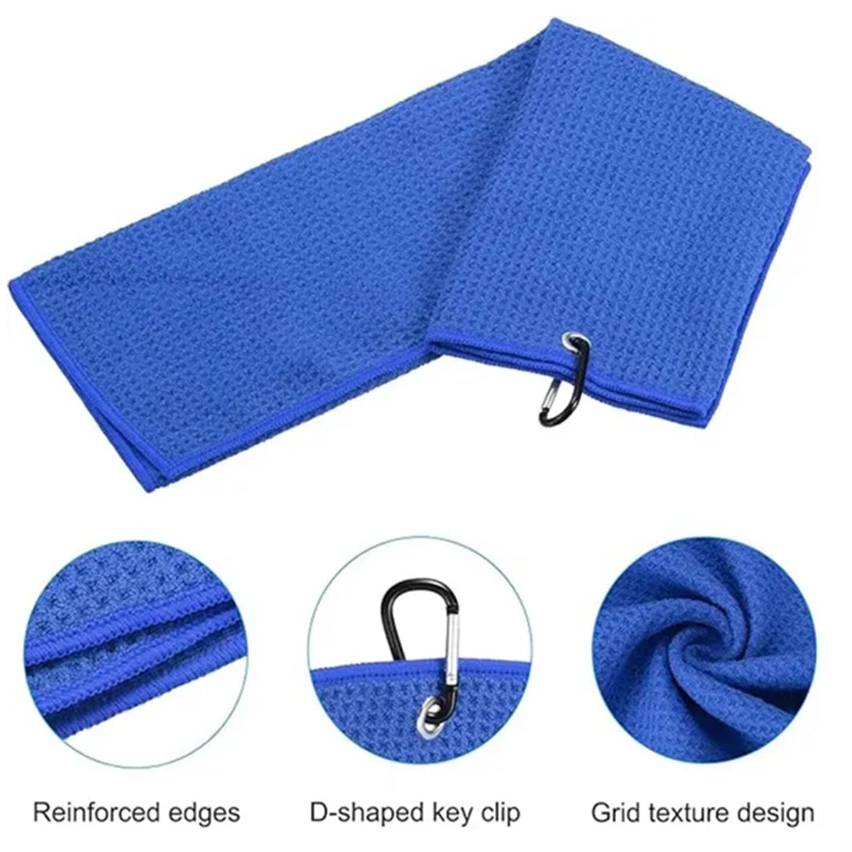 HUPSRC198 3 Holes Customized Tri-fold Golf Towel