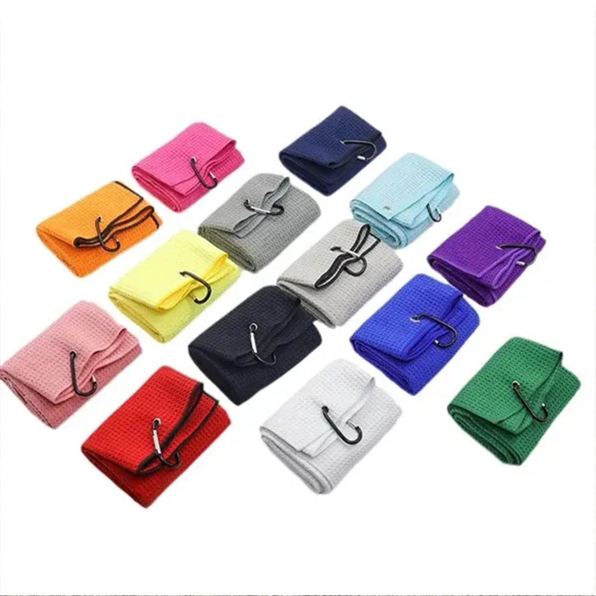 HUPSRC198 3 Holes Customized Tri-fold Golf Towel