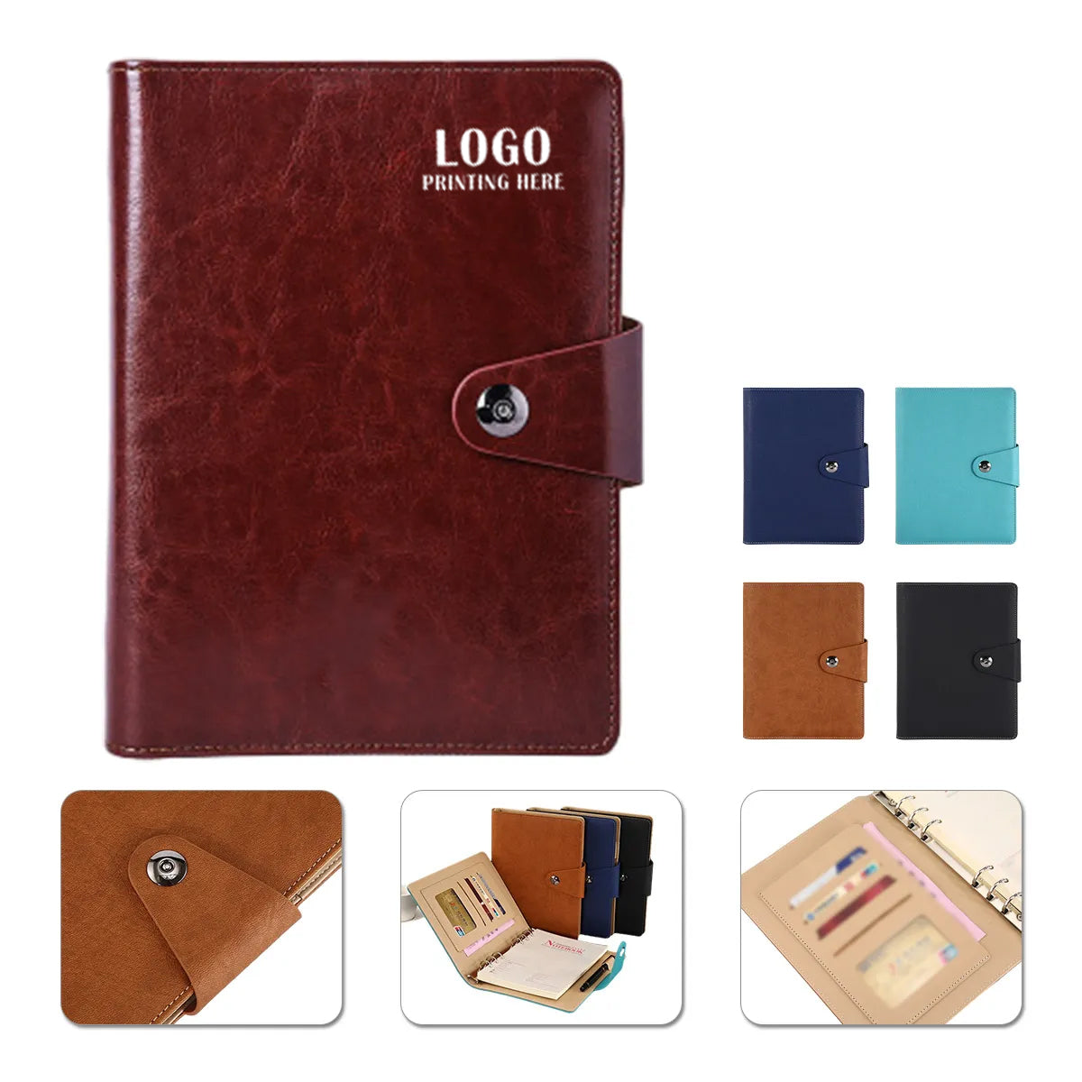HUPSRC200 A5 Printed/Debossed Leatherette Writing Sketch Book
