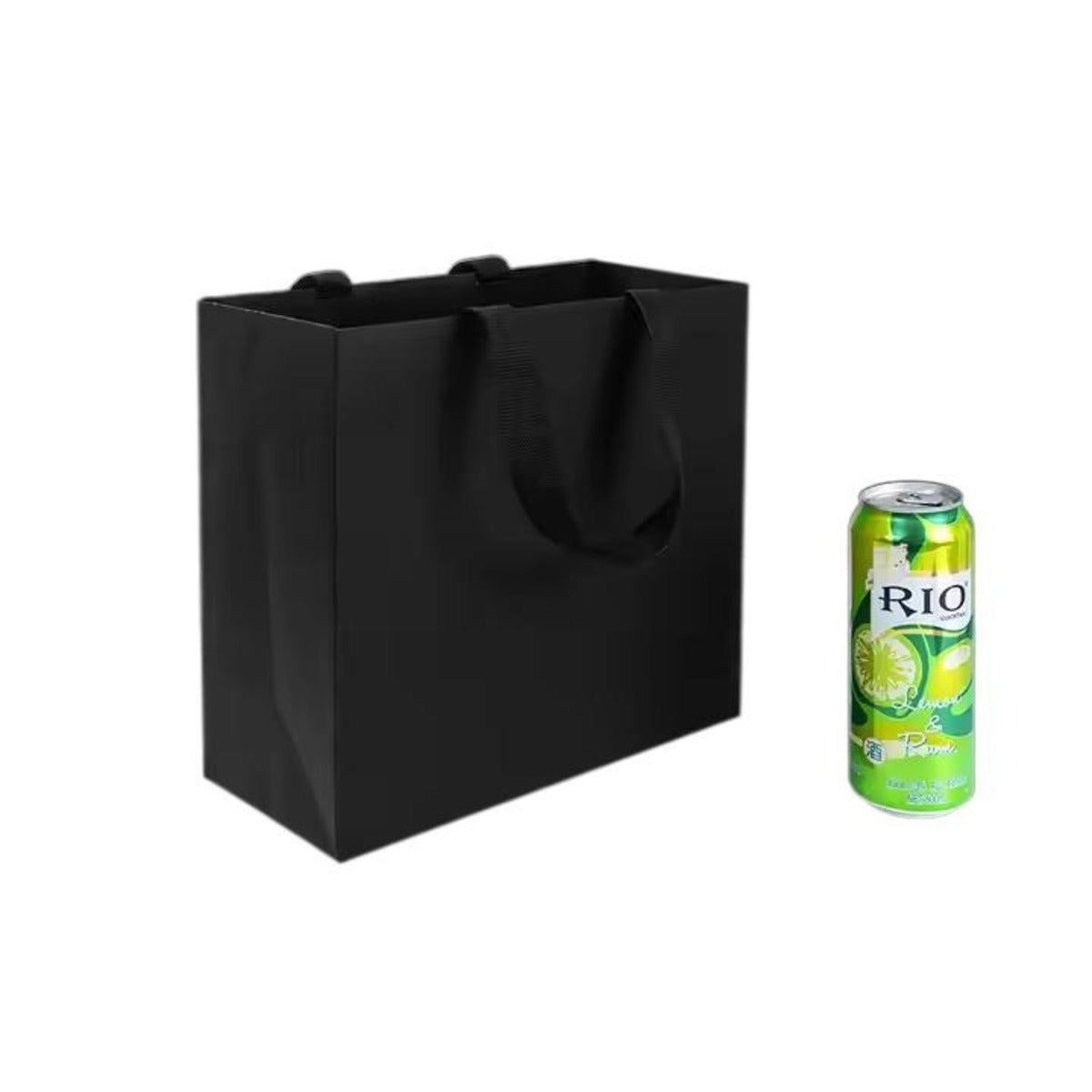 HUPSSX10 Custom Ribbon-Handle Euro Tote Bag