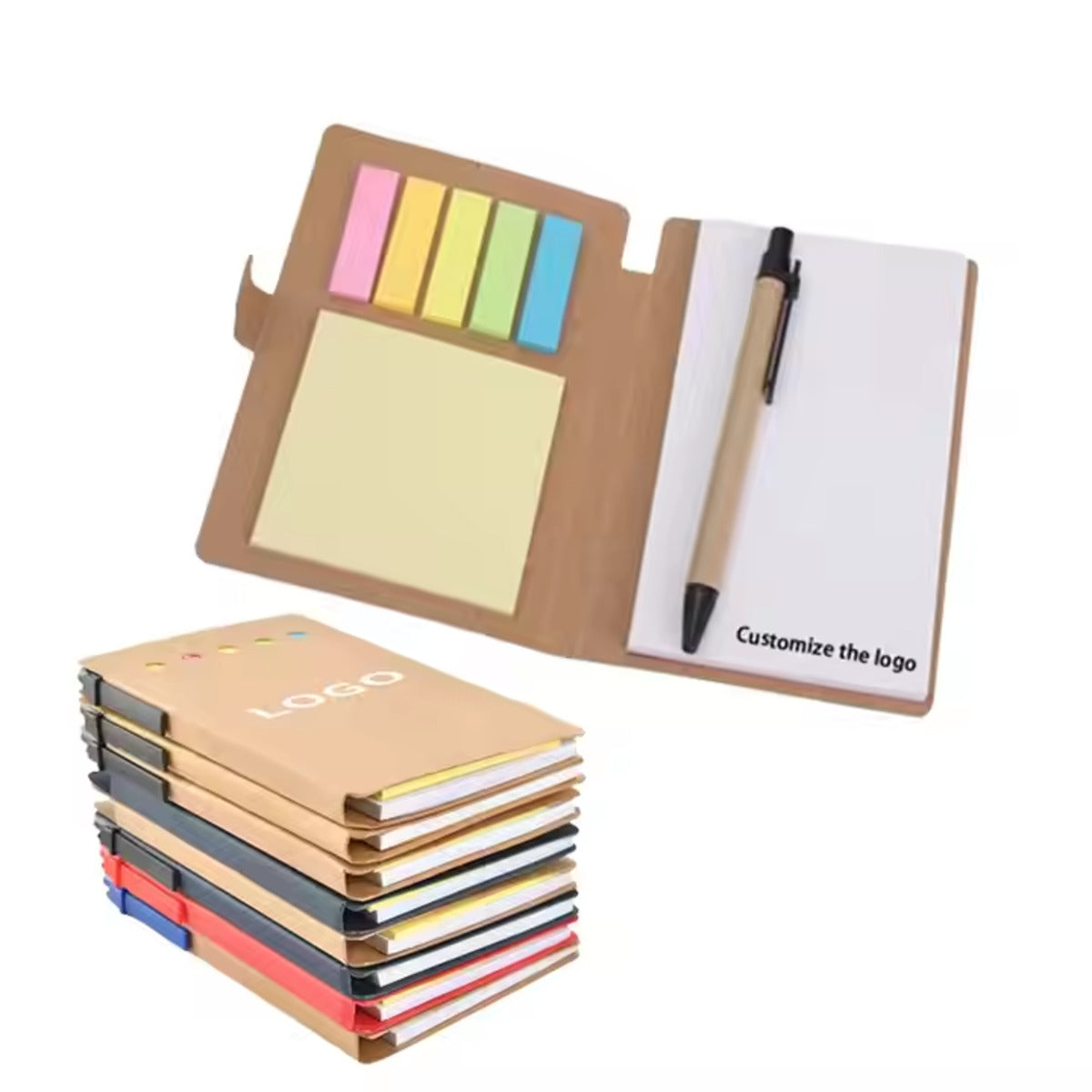 HUPSSX14 Sustainable Notebook And Sticky Note