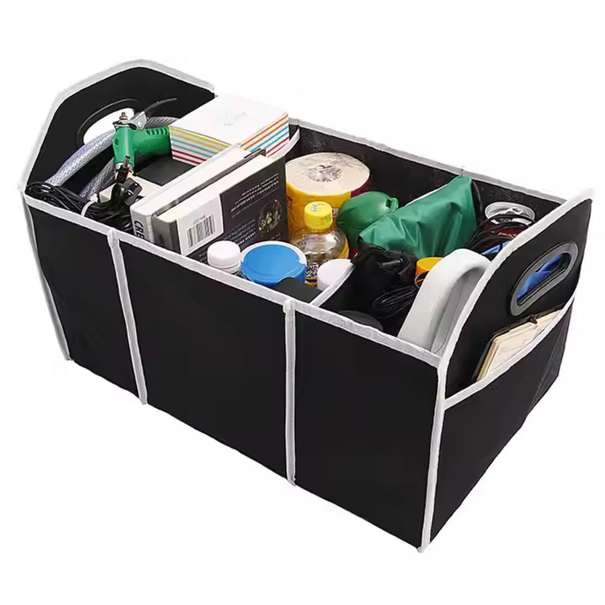 HUPSSX37Durable 3 Compartment Car Box