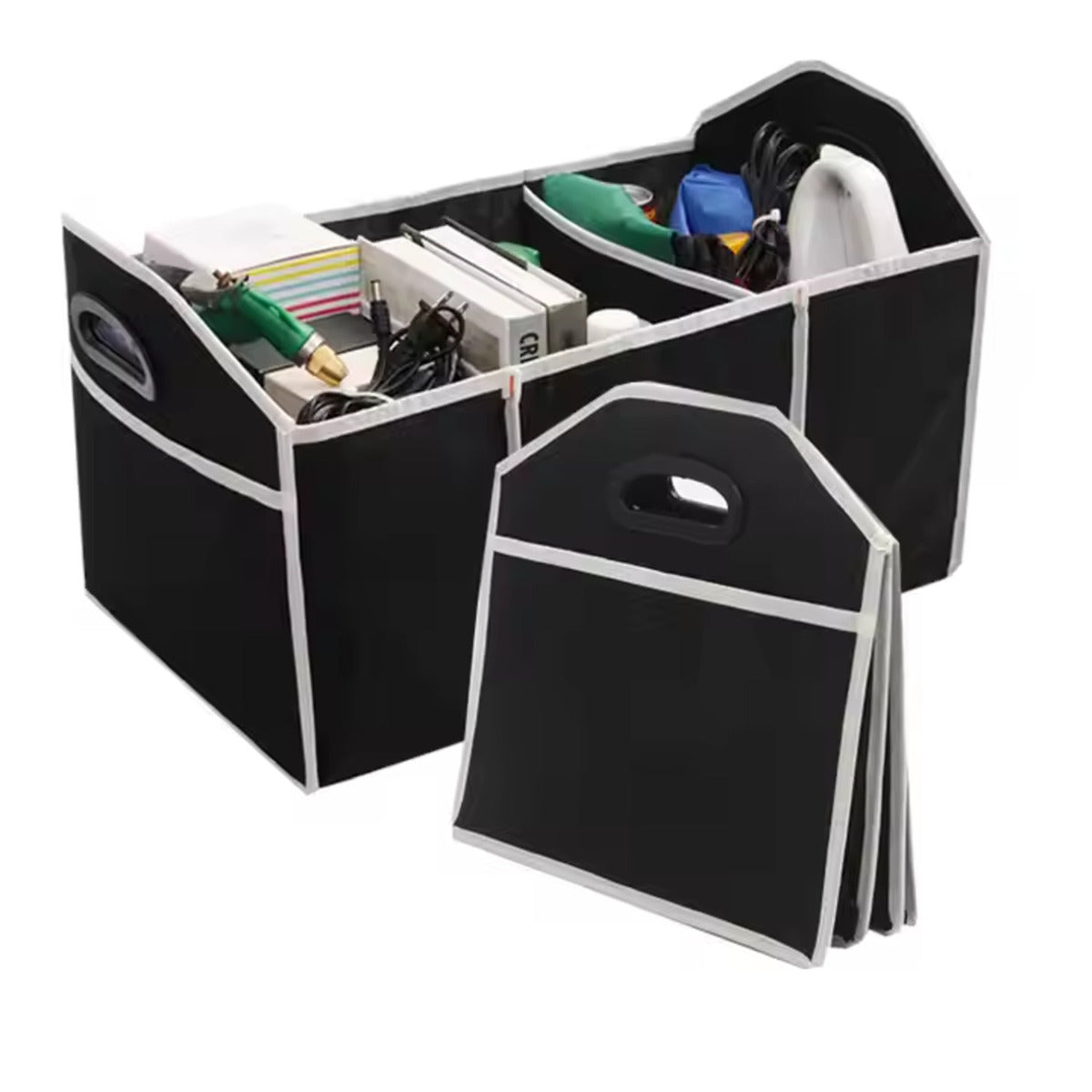 HUPSSX37Durable 3 Compartment Car Box