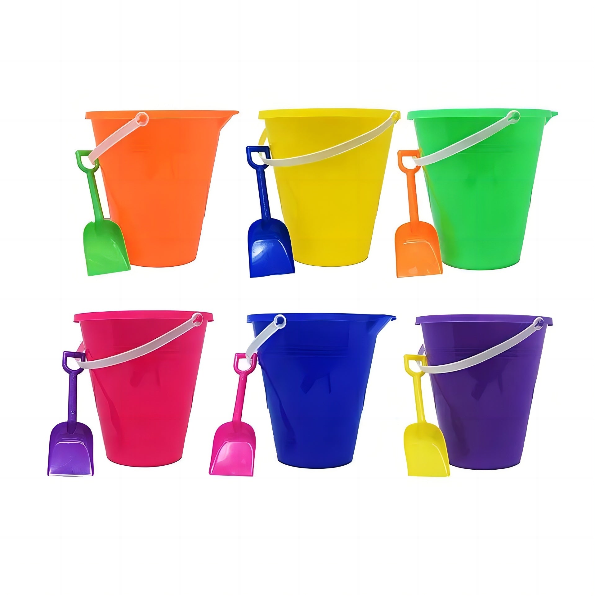 HUPSSY01 9" Beach Pails Sand Buckets