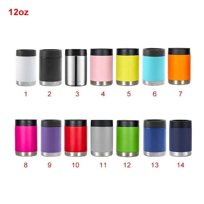 HUPSSY07Stainless Steel Insulated Beer Can Cooler