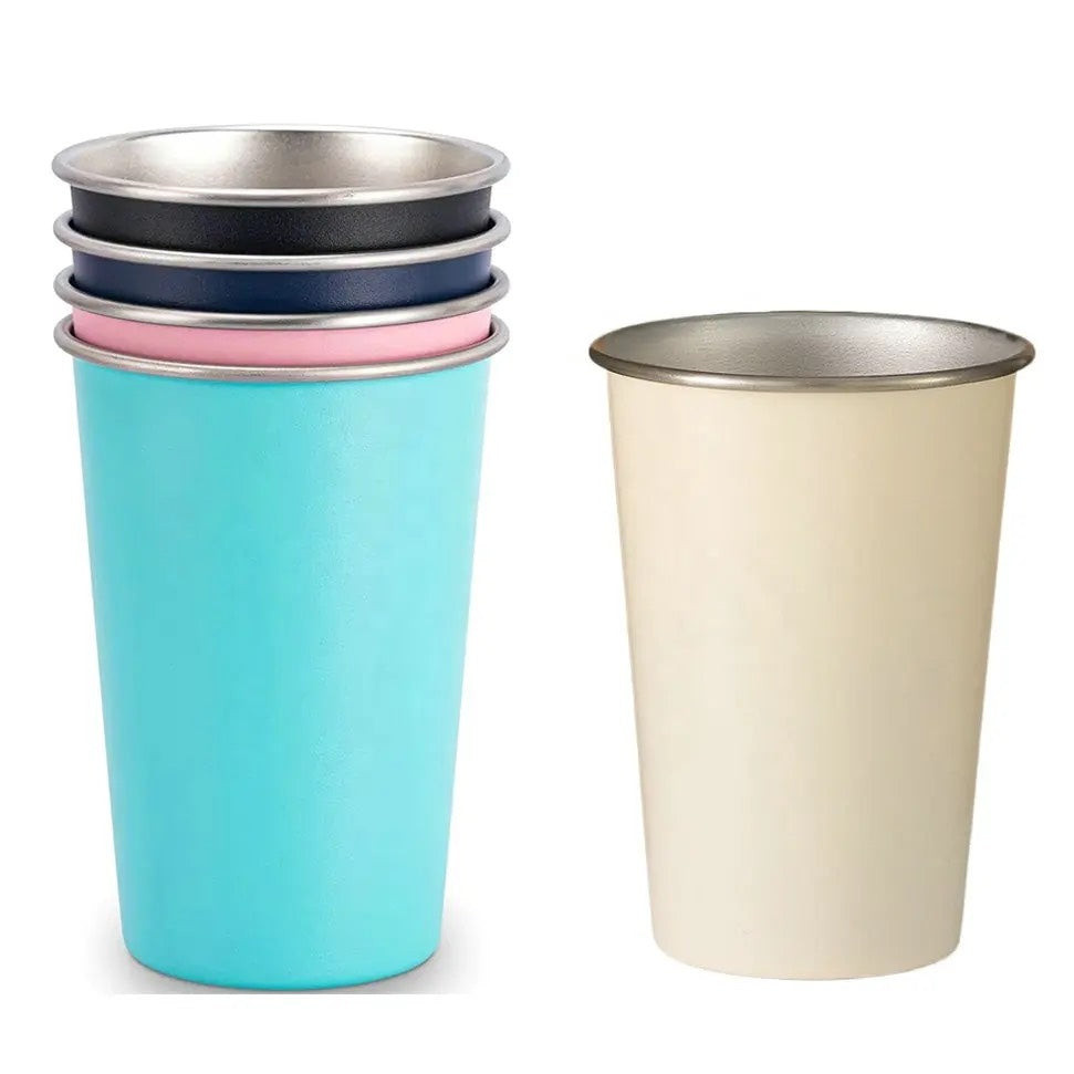 HUPSSY08Stainless Steel Pint Cup 16 oz