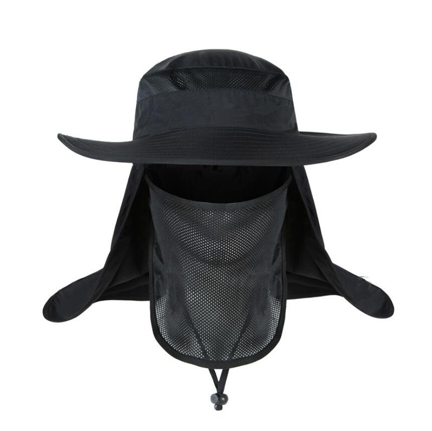 HUPSSY40Bucket Hat With Neck Flap