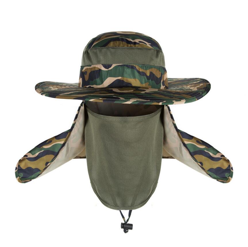 HUPSSY40Bucket Hat With Neck Flap