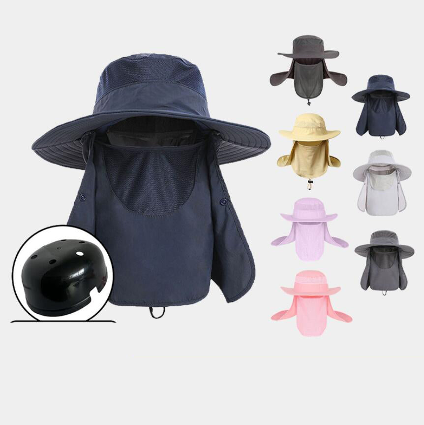 HUPSSY40Bucket Hat With Neck Flap