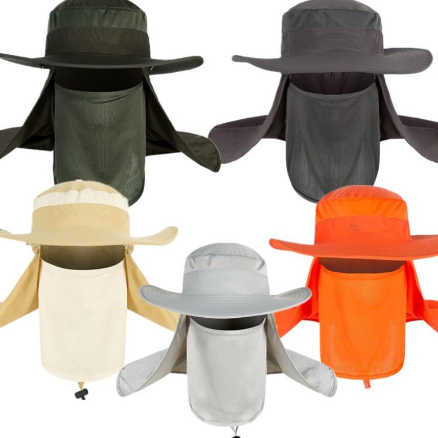 HUPSSY40Bucket Hat With Neck Flap