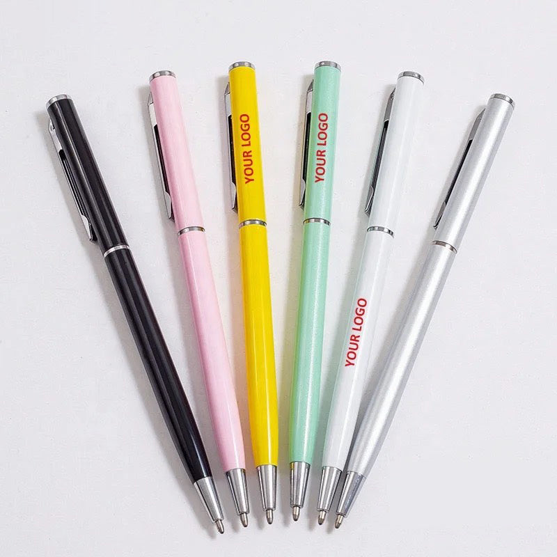 HUPSSY64 Metal Slim Twist Ballpoint Pen