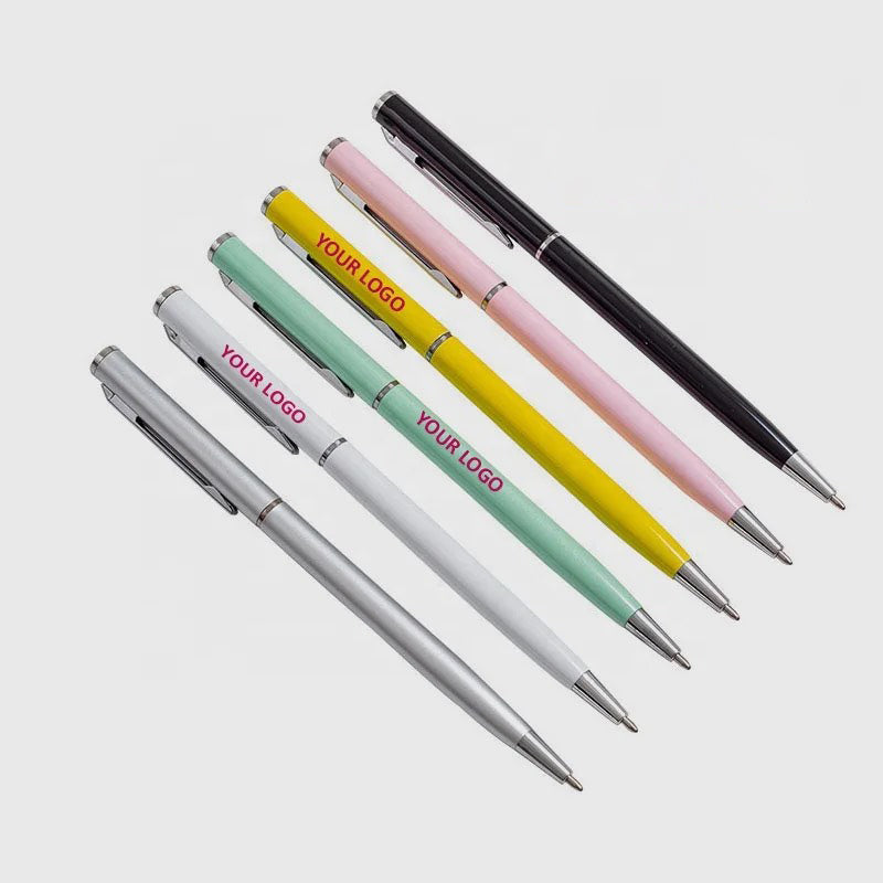 HUPSSY64 Metal Slim Twist Ballpoint Pen