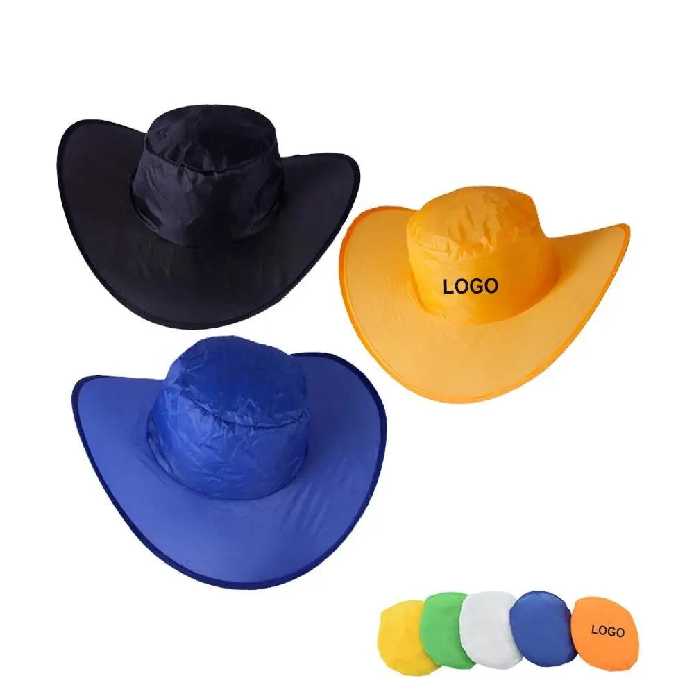 HUPSSY80 Rainbow Foldable Cowboy Hat w/ Pouch