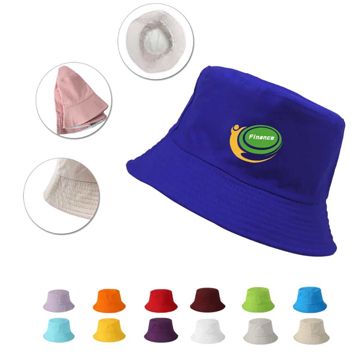 HUPSTL001 Fisherman Bucket Sun Hat