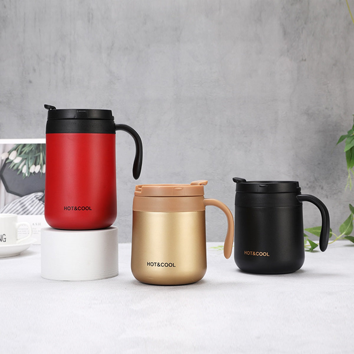HUPSTL102 12 Oz Stainless Steel Coffee Mug