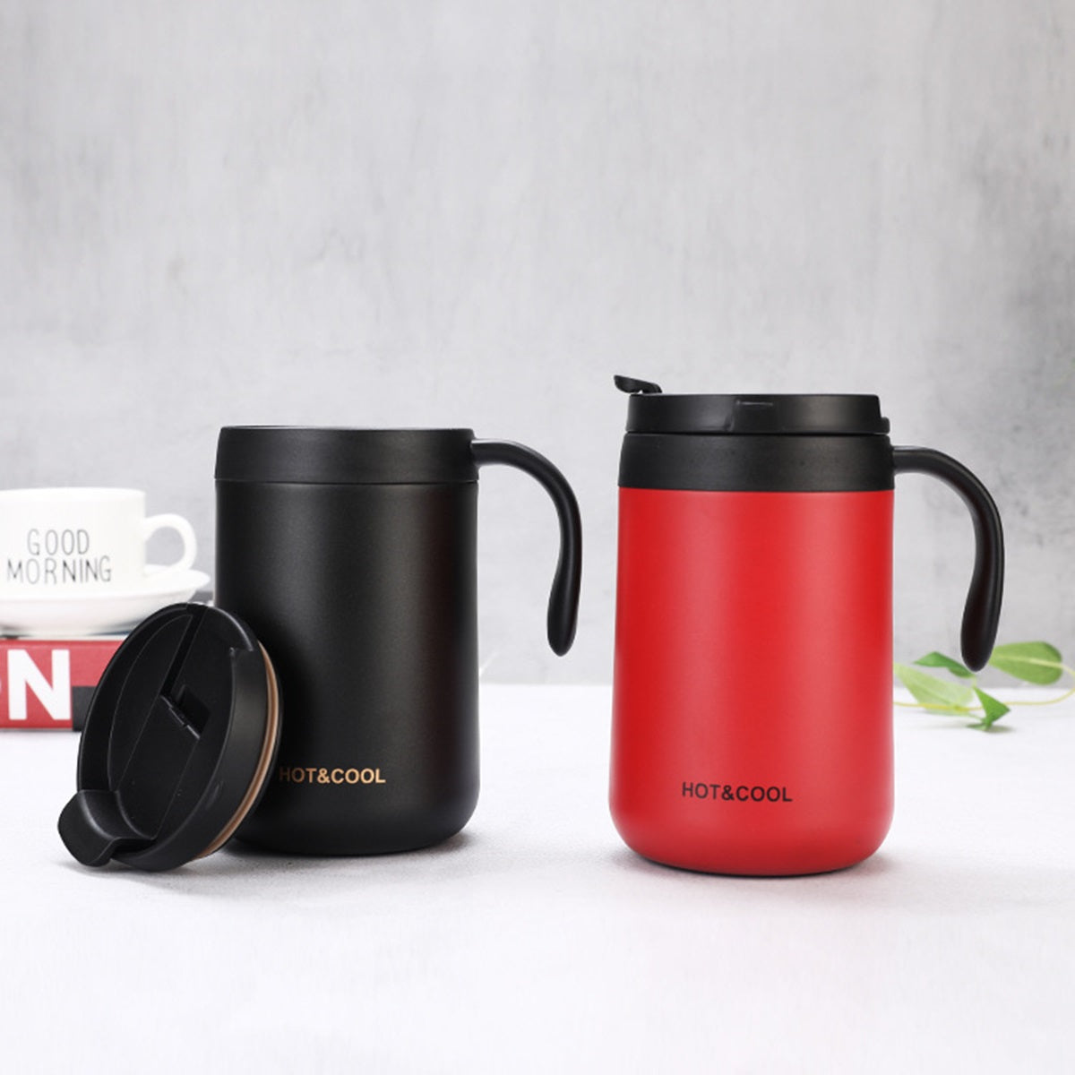 HUPSTL102 12 Oz Stainless Steel Coffee Mug