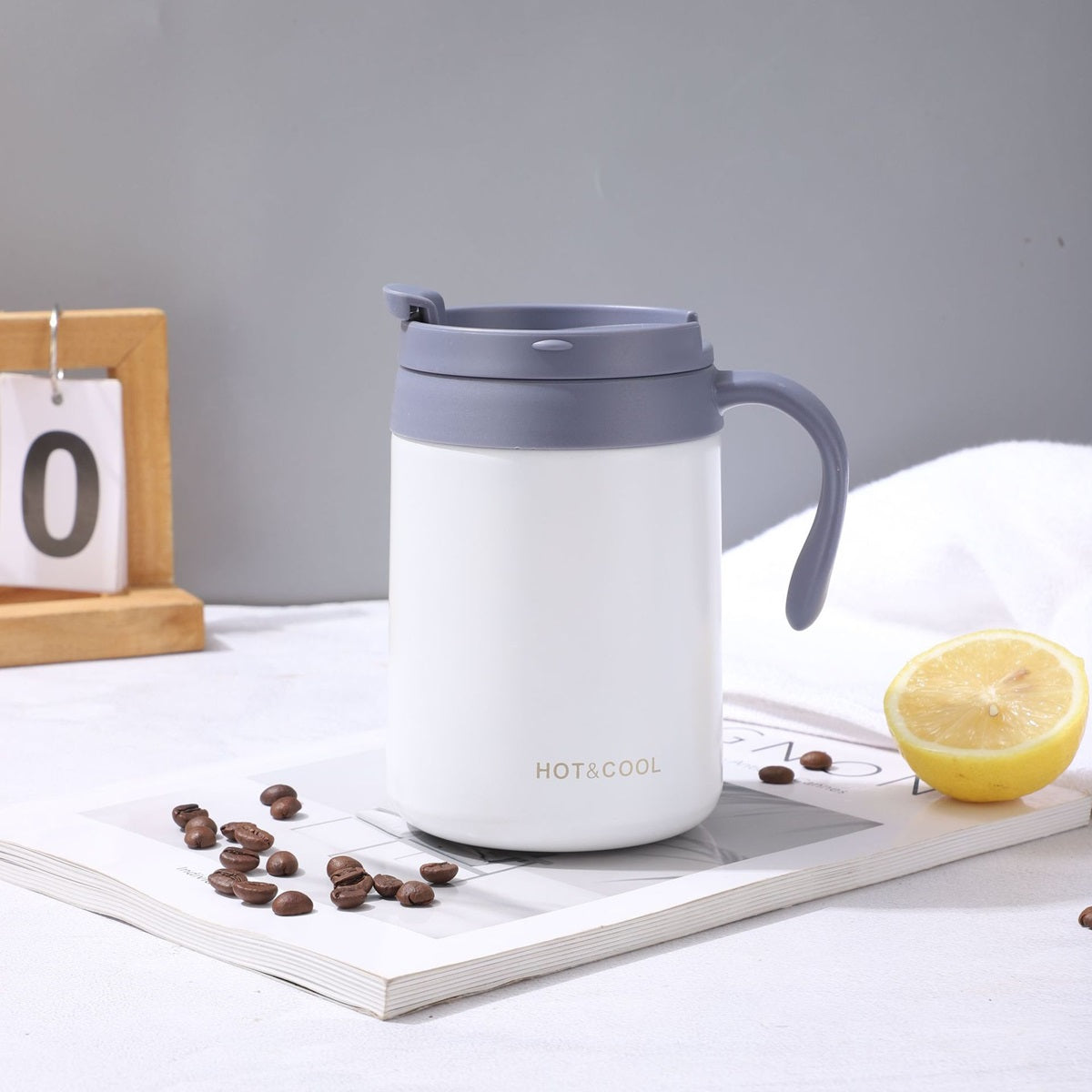 HUPSTL102 12 Oz Stainless Steel Coffee Mug