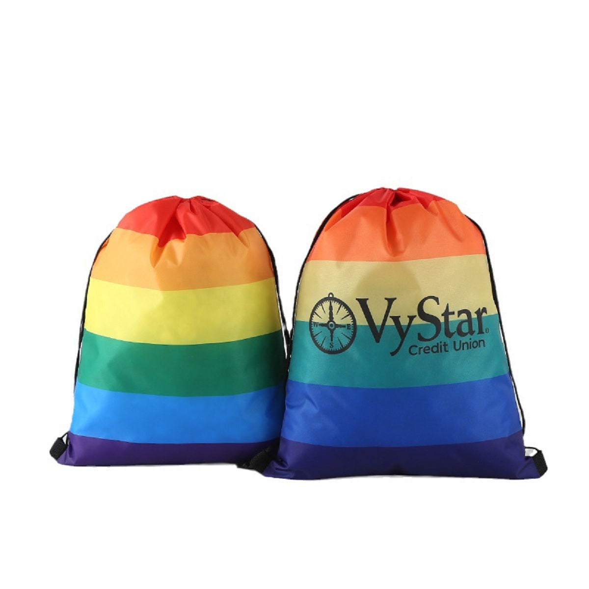 HUPSTL022 Pride Rainbow Drawstring Backpack