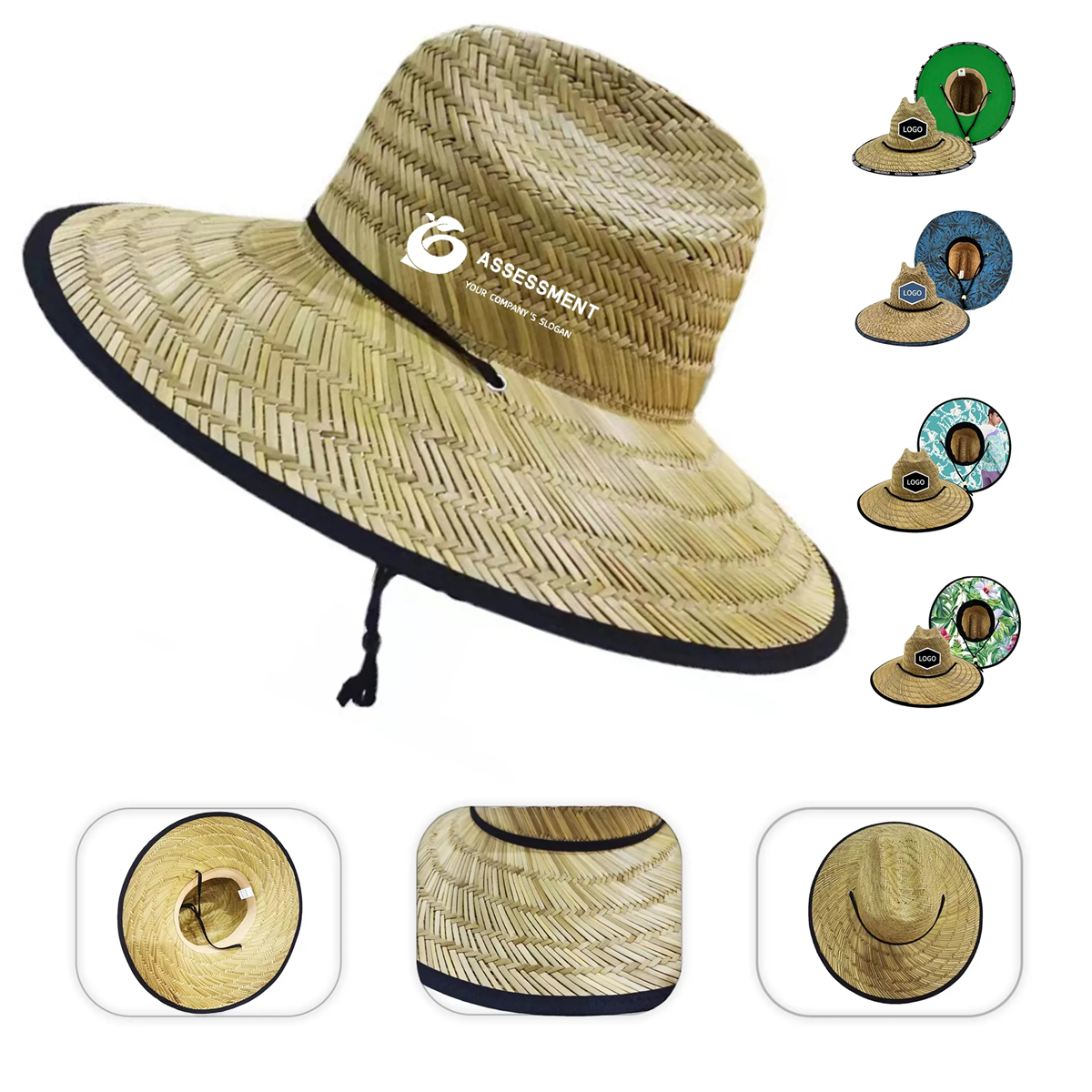HUPSTL057 Heat-Proof Lifeguard Straw Hat