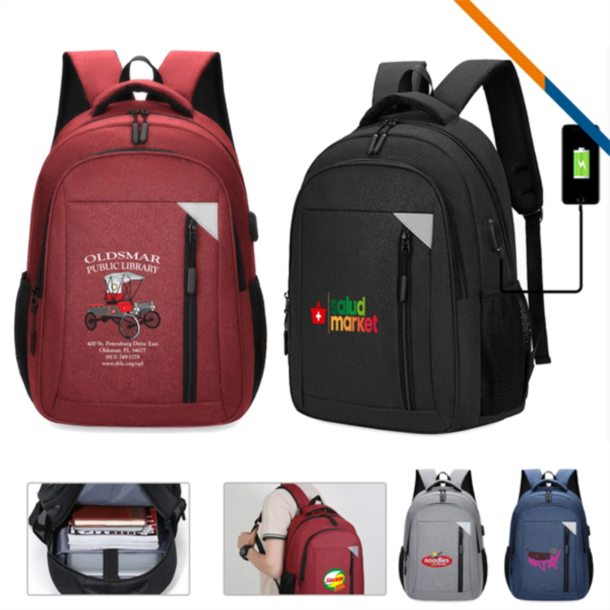 HUPSTL059 Travel Backpack For School And Office