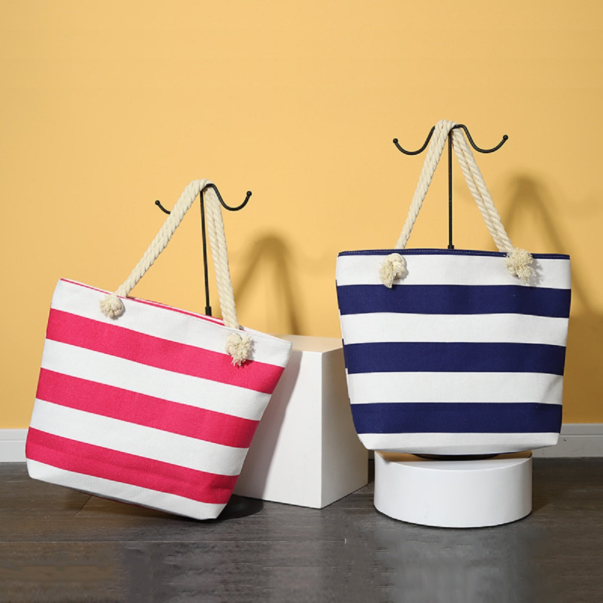HUPSTL061 Canvas Boat Beach Tote