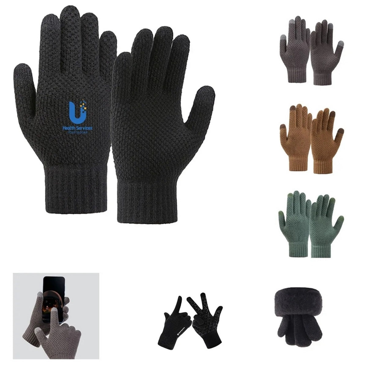 HUPSTL065 Touchscreen Cold Weather Gloves