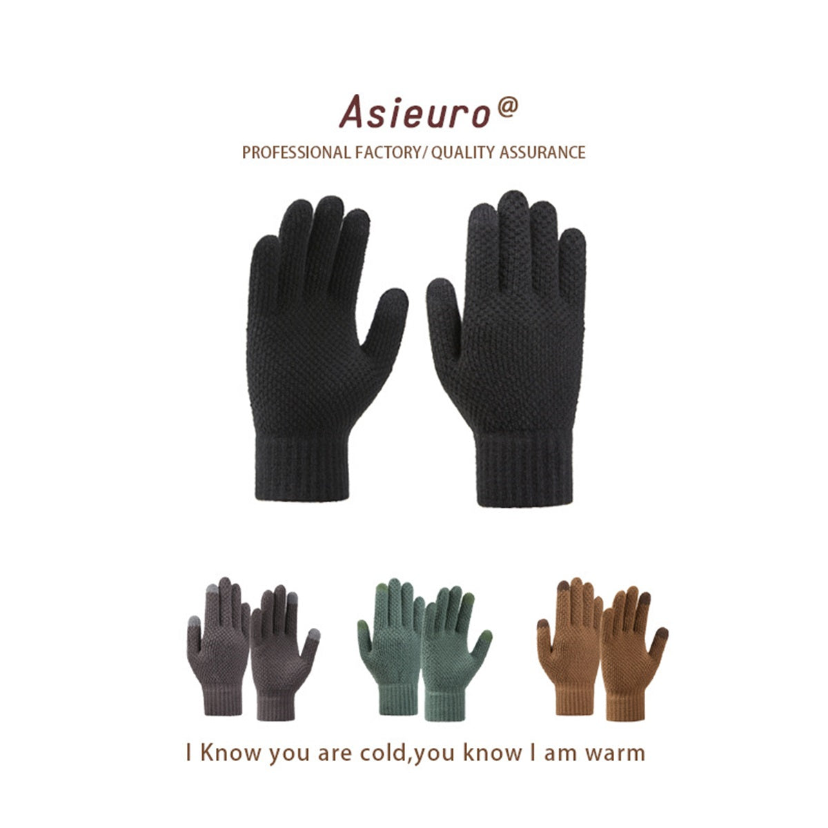 HUPSTL065 Touchscreen Cold Weather Gloves