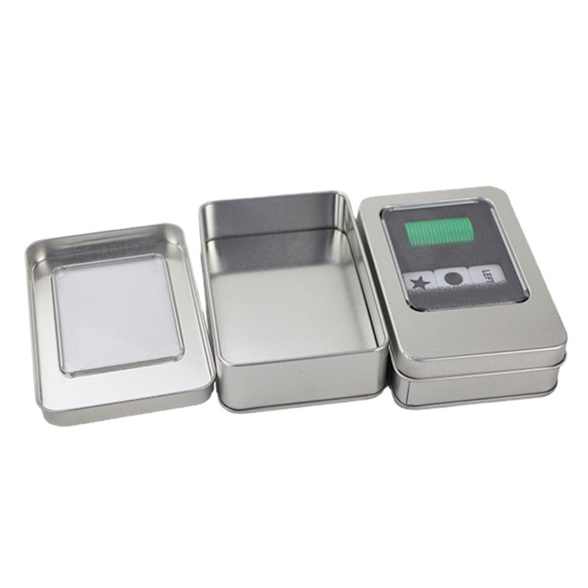 HUPSTL069 3.2"X2.4" Mini Tin Storage Box With Lid
