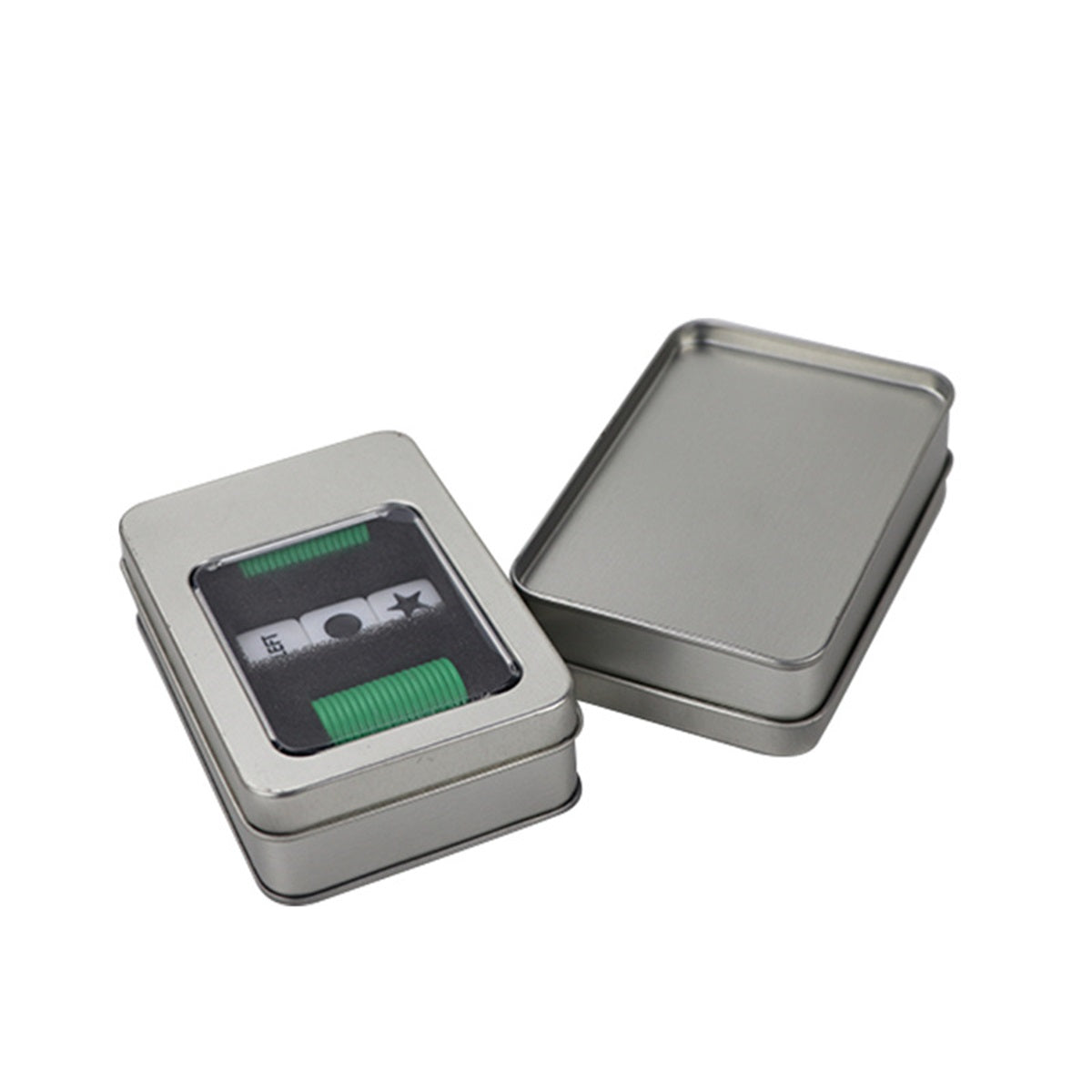 HUPSTL069 3.2"X2.4" Mini Tin Storage Box With Lid