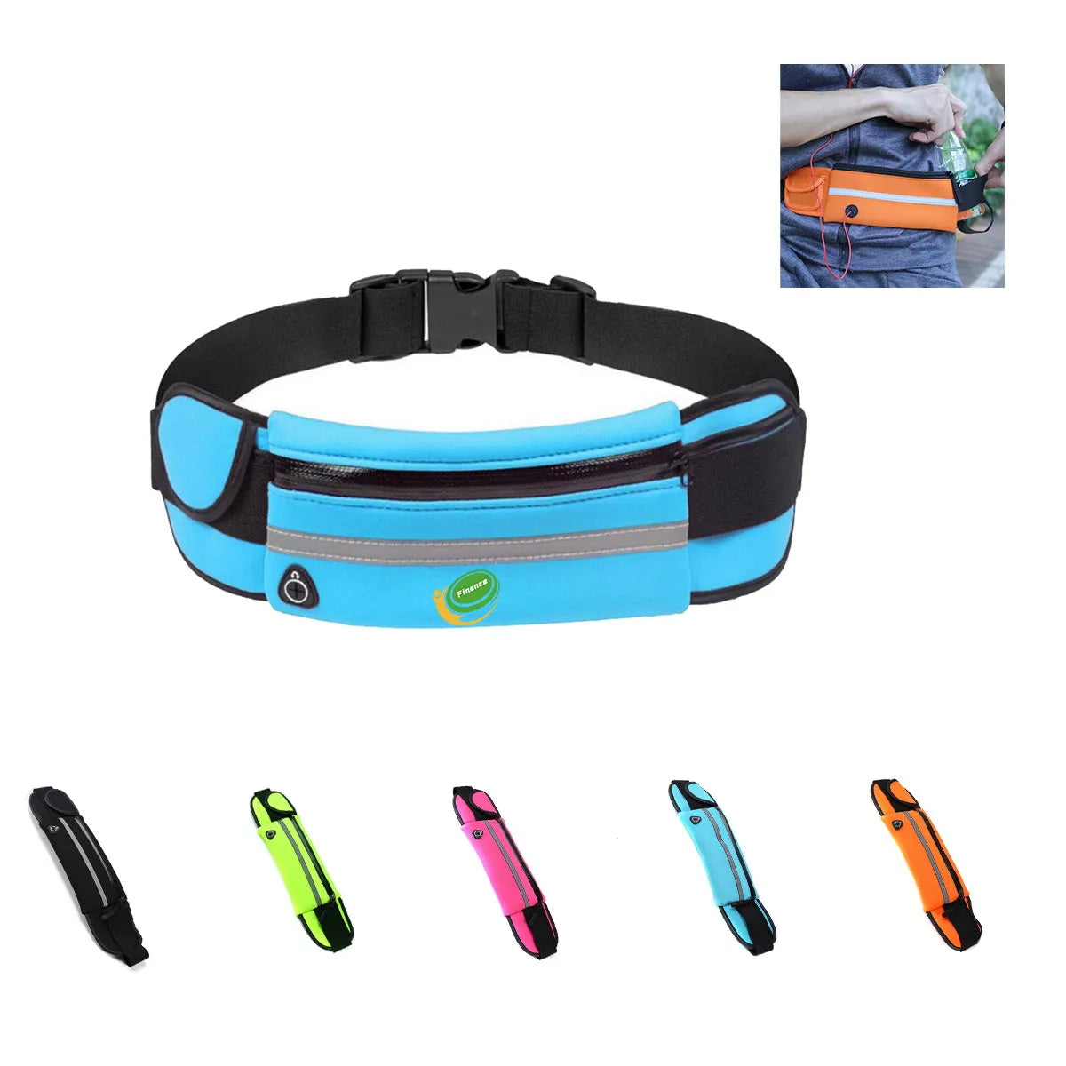 HUPSTL077 Outdoor Fitness Neoprene Running Waterproof Belt