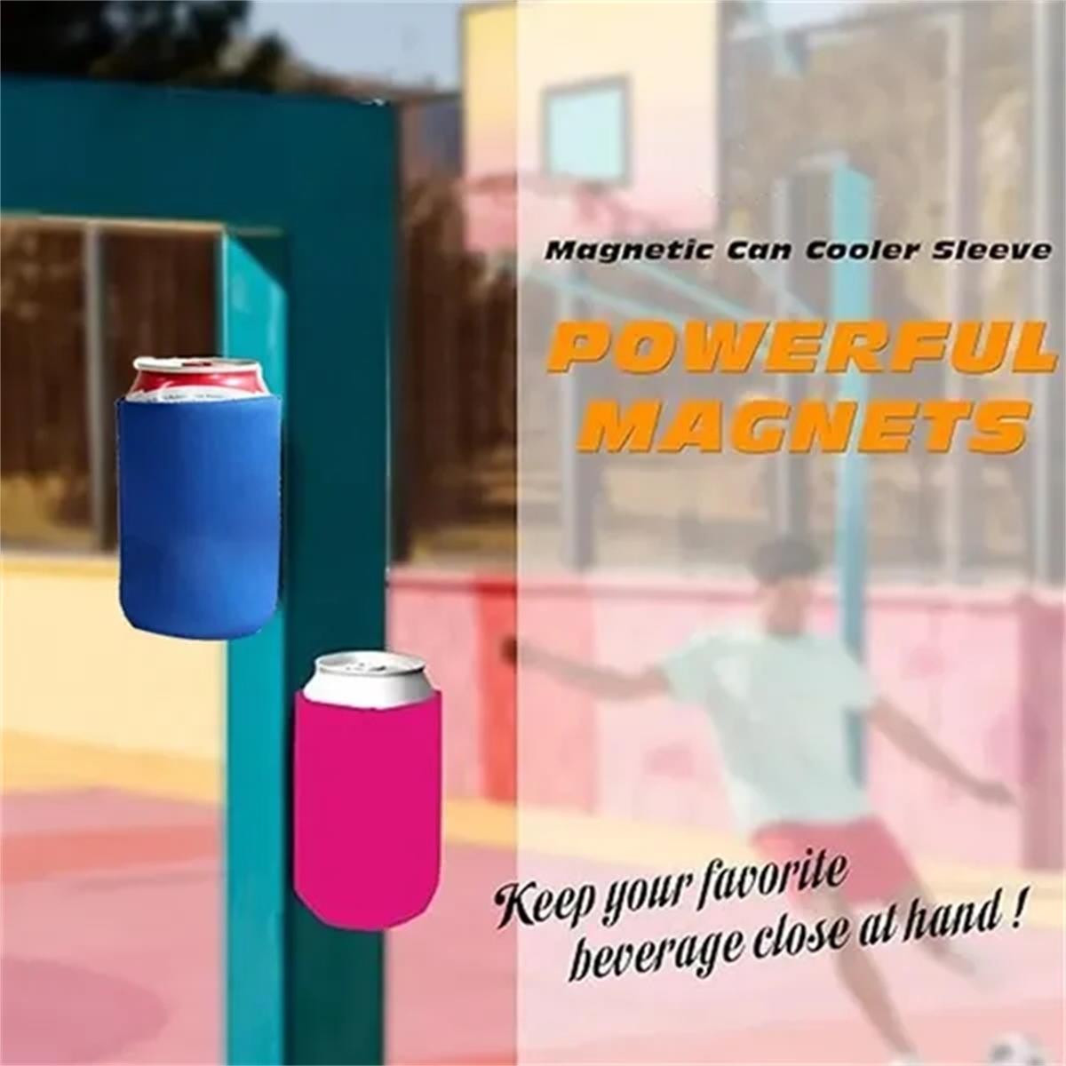 HUPSTL078 12 Oz Neoprene Magnetic Can holder