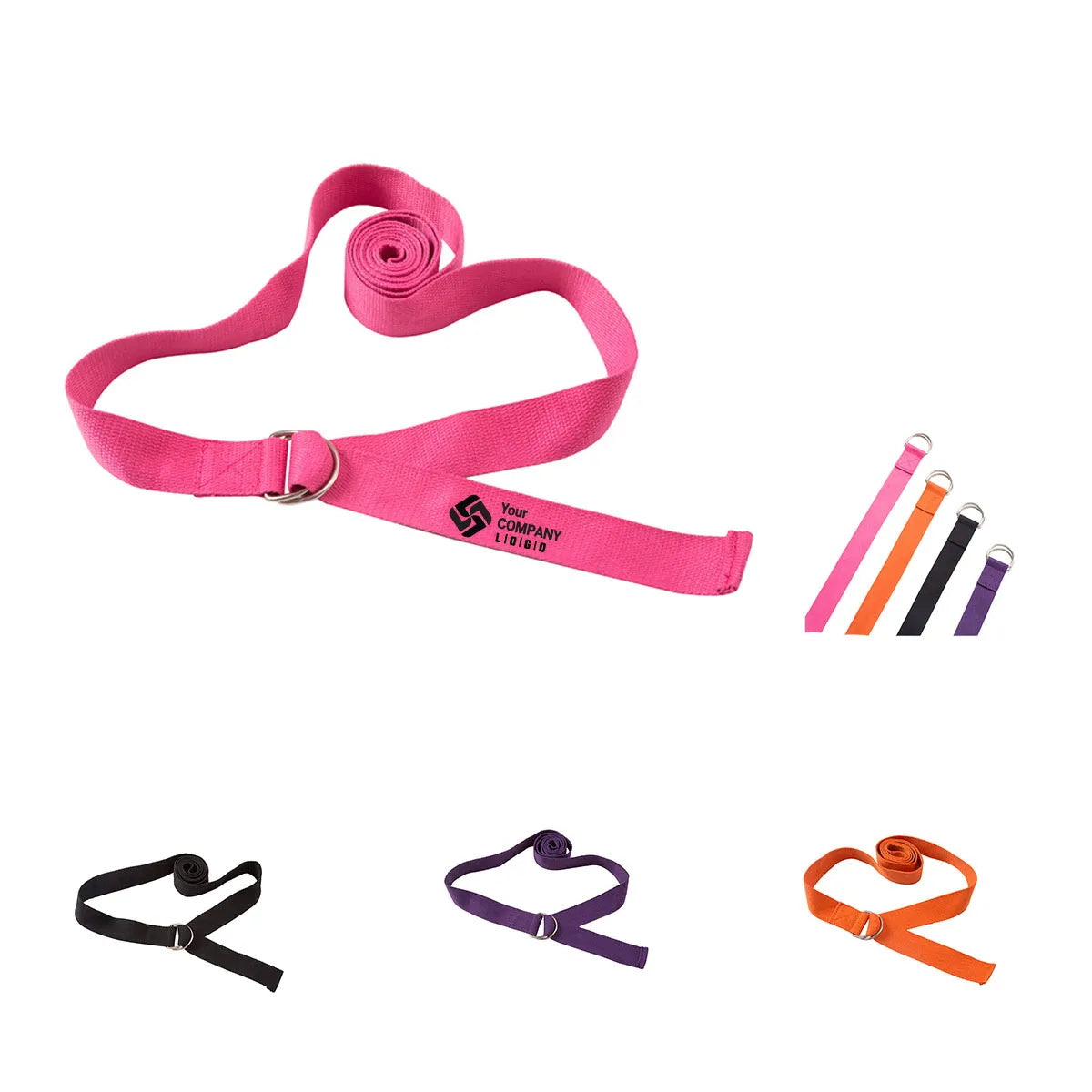 HUPSTL080 3/4" Silkscreen Wrist Lanyard Keychain