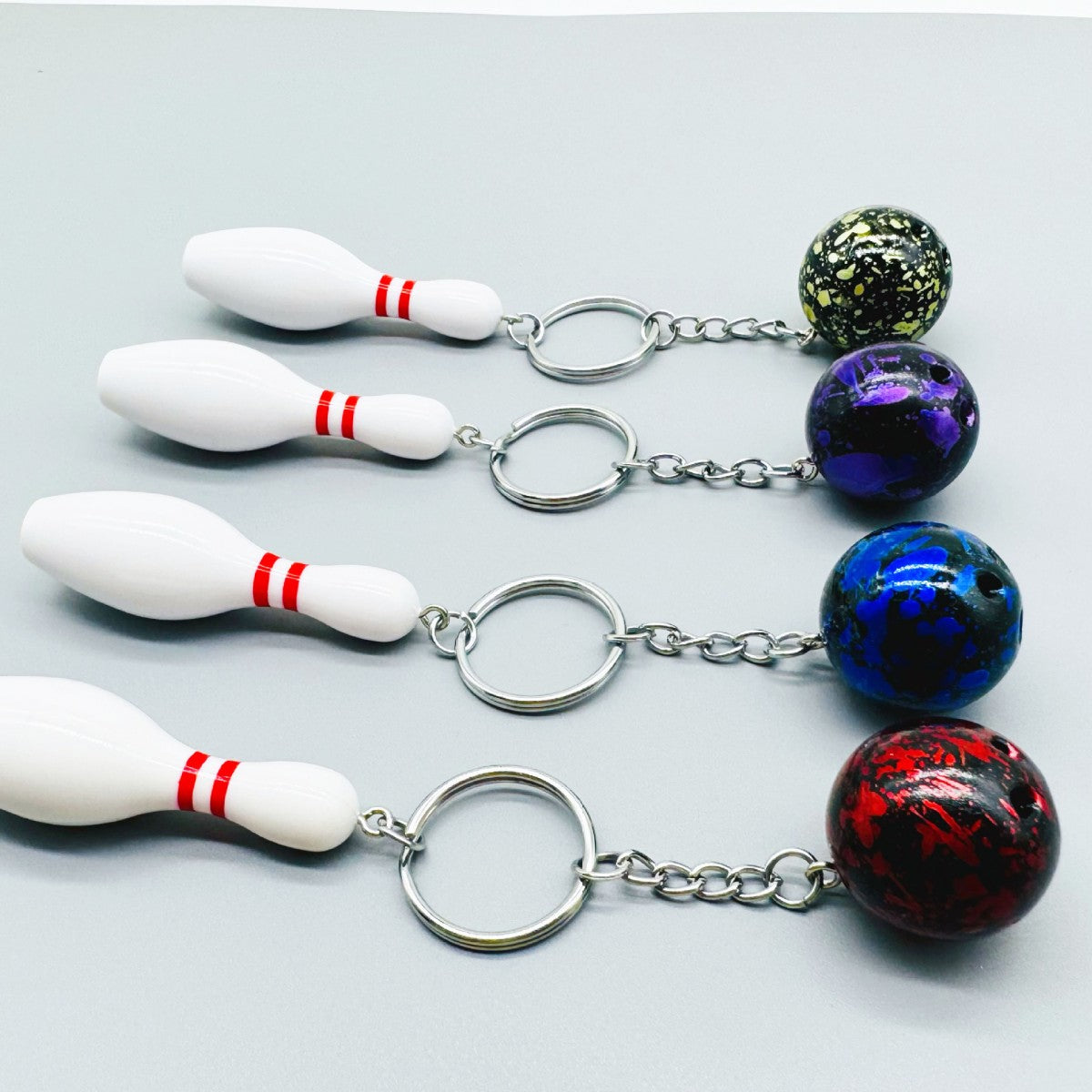 HUPSTL110 Bowling Pin Sports Keychain