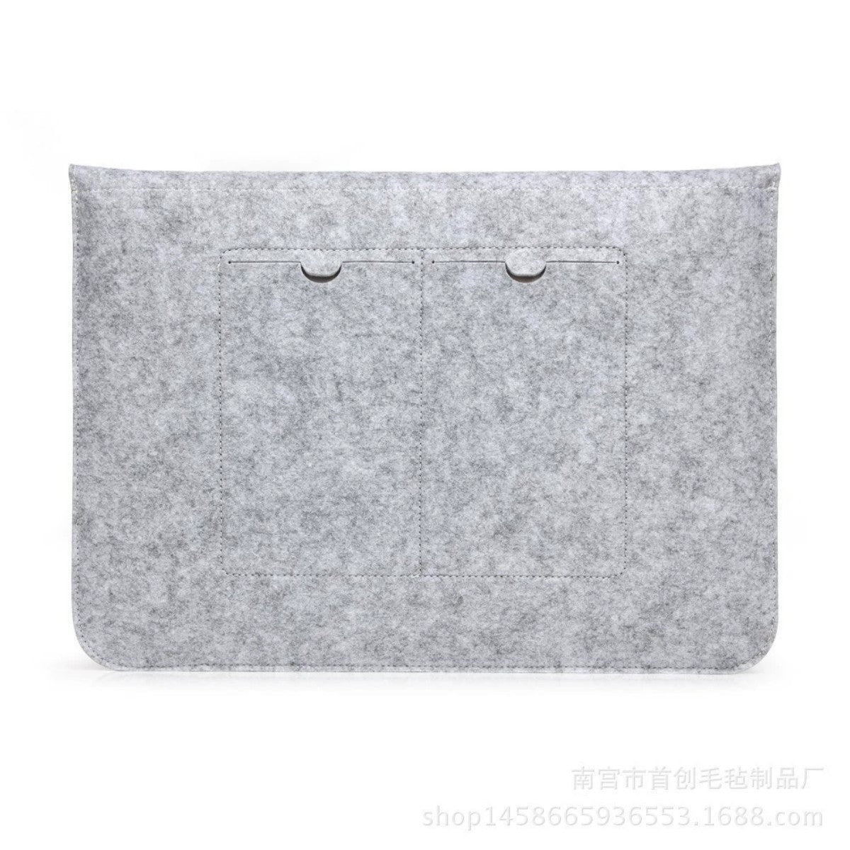 HUPSTL151 Felt Laptop Sleeve Case Document Bag