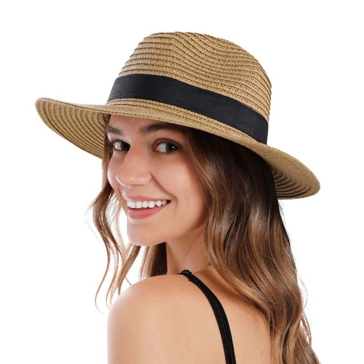 HUPSTL163 Straw Panama Hat