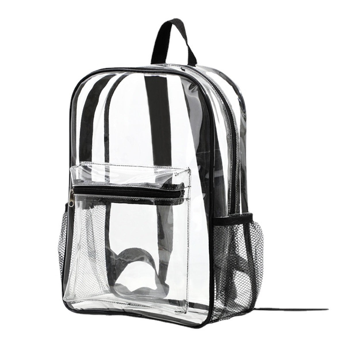 HUPSTL172 Clear Backpack w/ Pocket Front