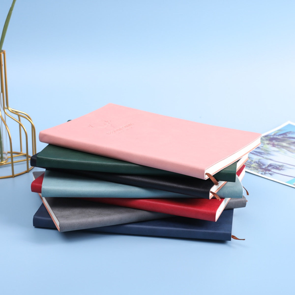HUPSTL174 Leather Notebook Memo Jotter