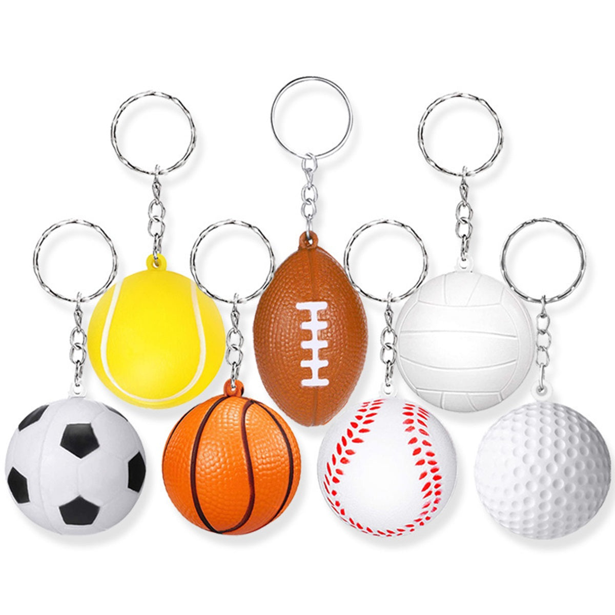 HUPSTL178 American Football Keychain/ Stress Reliever