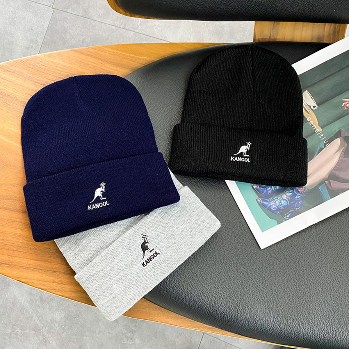 HUPSTL179 Knit Beanie Skull Cap