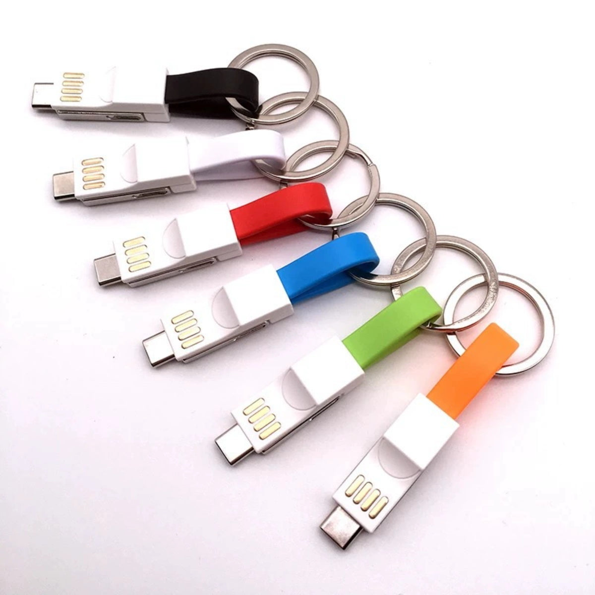 HUPSTL186 3-In-1 Keychain Charging Cable