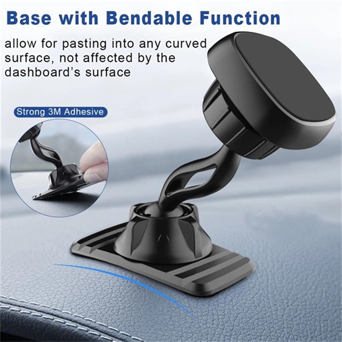 HUPSTL190 Hands-Free Stand Magnetic Mount Phone Holder For Car